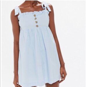 HOST PICK Urban Outfitters Baby Blue Babydoll Minidress size  Small